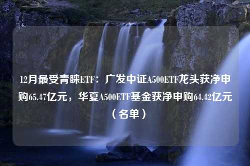 12月最受青睐ETF：广发中证A500ETF龙头获净申购65.47亿元，华夏A500ETF基金获净申购64.42亿元（名单）