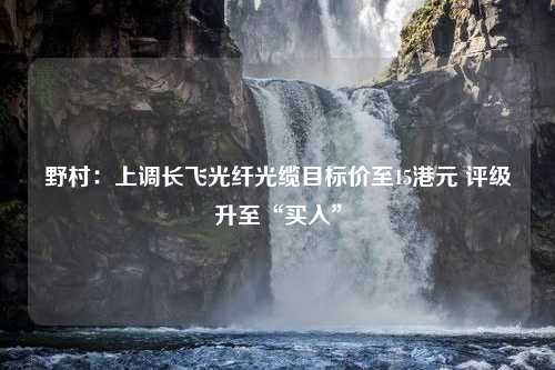 野村：上调长飞光纤光缆目标价至15港元 评级升至“买入”