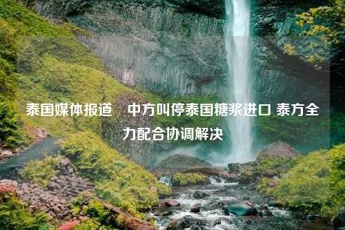 泰国媒体报道–中方叫停泰国糖浆进口 泰方全力配合协调解决