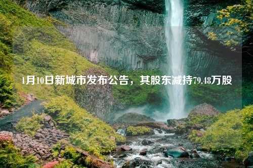 1月10日新城市发布公告，其股东减持79.48万股