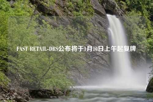 FAST RETAIL-DRS公布将于1月10日上午起复牌