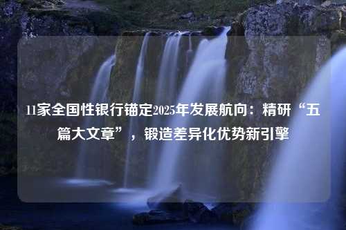 11家全国性银行锚定2025年发展航向：精研“五篇大文章”，锻造差异化优势新引擎