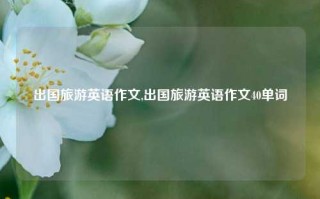 出国旅游英语作文,出国旅游英语作文40单词