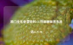 澳门全年免费资料172,特朗普版宣布胜选65.97.90