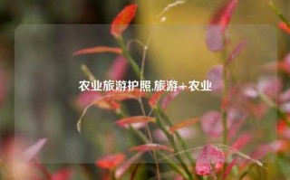 农业旅游护照,旅游+农业