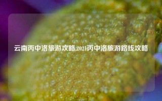 云南丙中洛旅游攻略,2021丙中洛旅游路线攻略