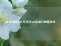 旅游攻略怎么写作文500字,旅行攻略作文