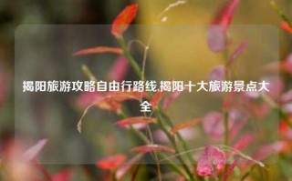 揭阳旅游攻略自由行路线,揭阳十大旅游景点大全