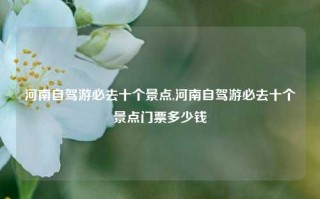 河南自驾游必去十个景点,河南自驾游必去十个景点门票多少钱