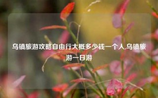 乌镇旅游攻略自由行大概多少钱一个人,乌镇旅游一日游