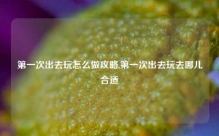 第一次出去玩怎么做攻略,第一次出去玩去哪儿合适