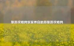 旅游攻略网张家界自助游旅游攻略网