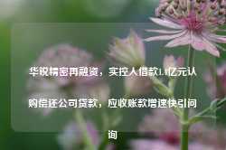 华锐精密再融资，实控人借款1.4亿元认购偿还公司贷款，应收账款增速快引问询-第1张图片-旅游攻略网