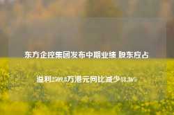 东方企控集团发布中期业绩 股东应占溢利2509.8万港元同比减少18.36%-第1张图片-旅游攻略网