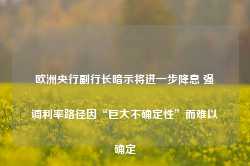 欧洲央行副行长暗示将进一步降息 强调利率路径因“巨大不确定性”而难以确定-第1张图片-旅游攻略网