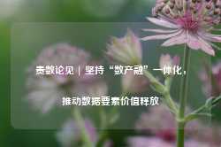 贵数论见 | 坚持“数产融”一体化，推动数据要素价值释放-第1张图片-旅游攻略网