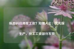 纵目科技停发工资？知情人士：优先保生产，员工工资部分发放-第1张图片-旅游攻略网