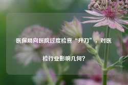 医保局向医院过度检查“开刀”，对医检行业影响几何？-第1张图片-旅游攻略网