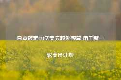 日本敲定924亿美元额外预算 用于新一轮支出计划-第1张图片-旅游攻略网